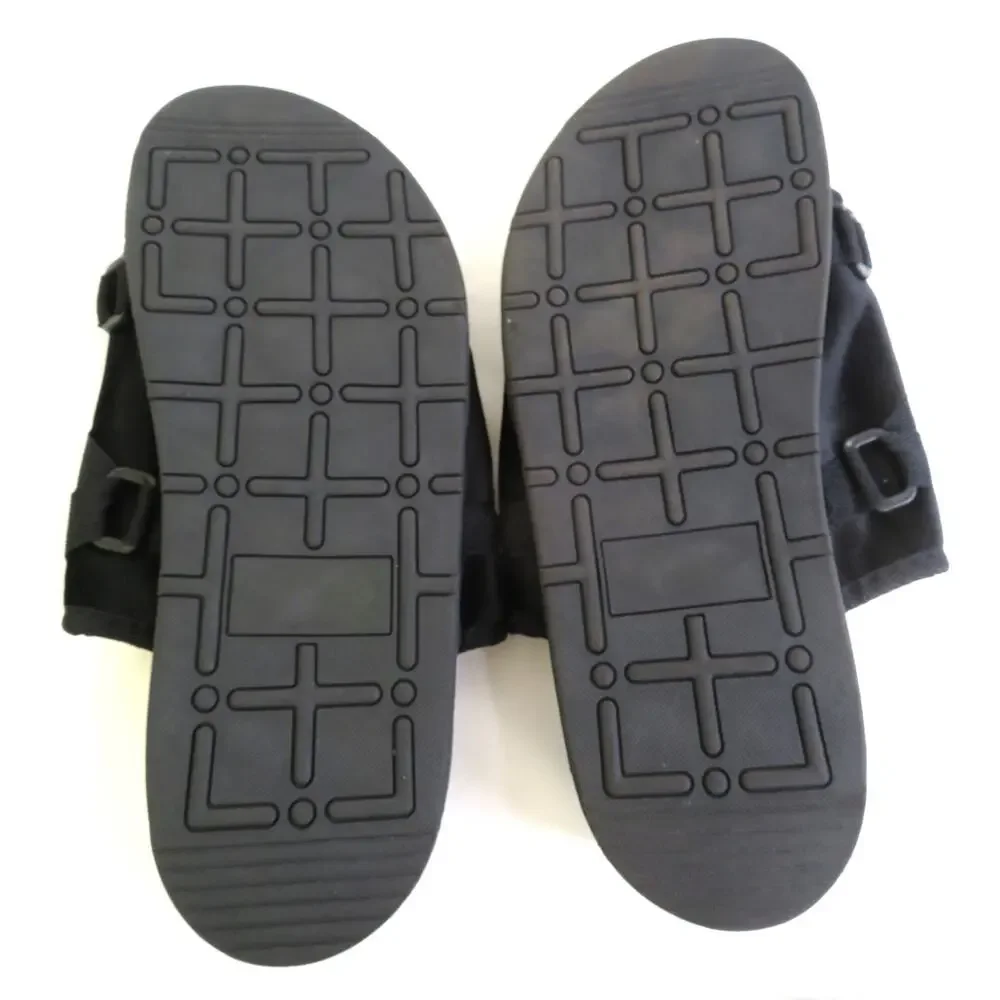 New DRACO Phantom Black Men's Sz 11-12 Sandal Slip On Slides w/ Dust Bag